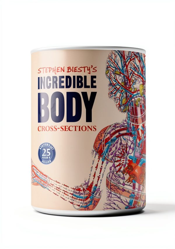 DK Stephen Biesty Cross-Sections Anatomy Book for Kids, Ages 4-7, 31-0