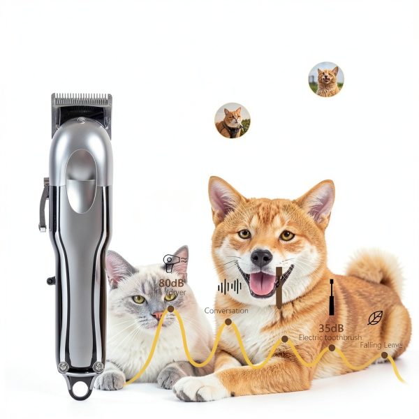 Horse Clippers Rosvola Professional Cordless Trimmer with LED Display-2