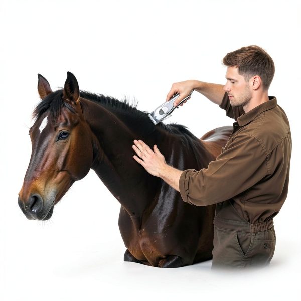 Horse Clippers Rosvola Professional Cordless Trimmer with LED Display-1