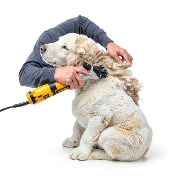 AMYWMS 600W Electric Sheep Shears Heavy Duty 6 Speed Yellow Clippers-6
