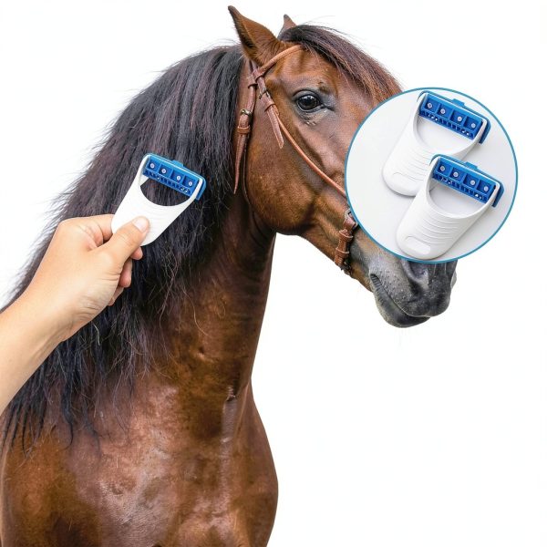 Horse Clippers Tinalen HP-001 6Pcs Grooming Razor Set Safety Cover-4