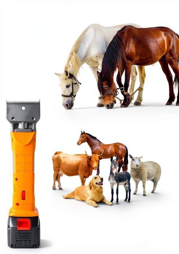 Horse Clippers Luzrise Cordless 6-Speed Groomer with 21V 4Ah Batteries-6