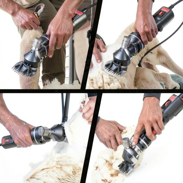 Sheep Clippers SENCAN 750W Kit 6 Speed Blades for Horses & Cattle-8