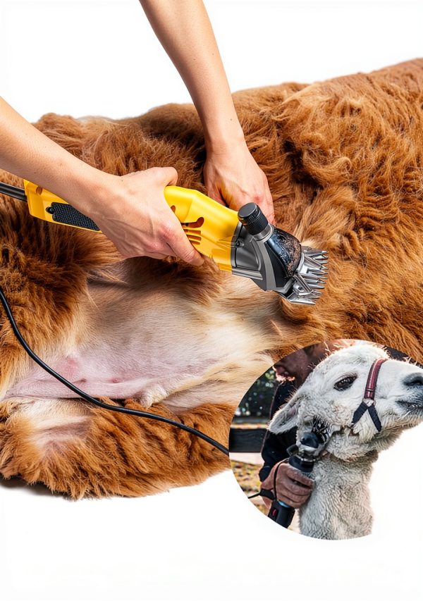 Sheep Shears SOARFLY 600W Electric Clippers with Carbon Steel Blades-3