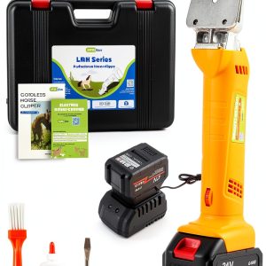Horse Clippers Luzrise Cordless 6-Speed Groomer with 21V 4Ah Batteries-0
