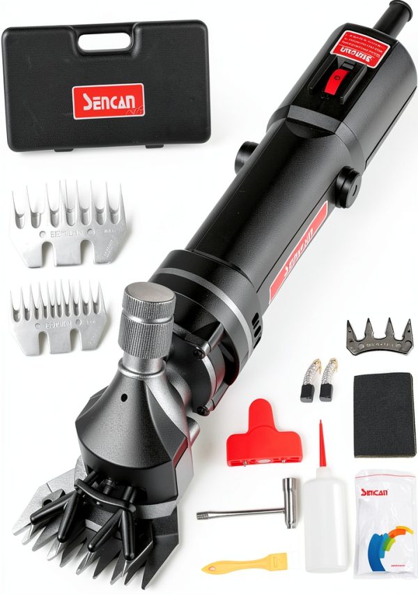 Sheep Clippers SENCAN 750W Kit 6 Speed Blades for Horses & Cattle-0