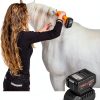 Horse Clippers Luzrise Cordless 6-Speed Groomer with 21V 4Ah Batteries-1