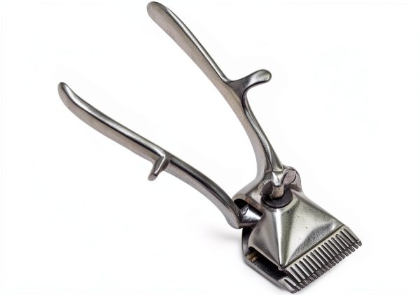 Showman Hand Operated Horse Clipper 2335HC Angled Handle No Noise-0